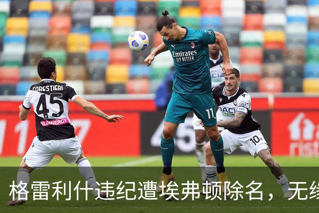格雷利什违纪遭埃弗顿除名，无缘联赛杯战纽卡