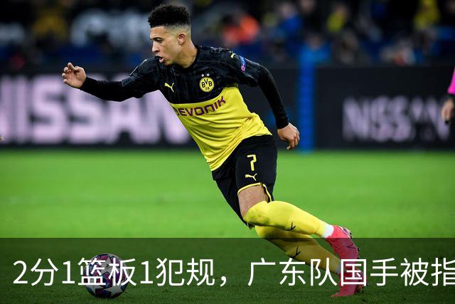 2分1篮板1犯规，广东队国手被指责大软蛋，球迷：千古奇冤杜锋