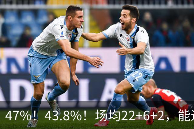 47%！43.8%！场均22+6+2，能进攻防守也很强，还让绿军“白赚”2个首轮签